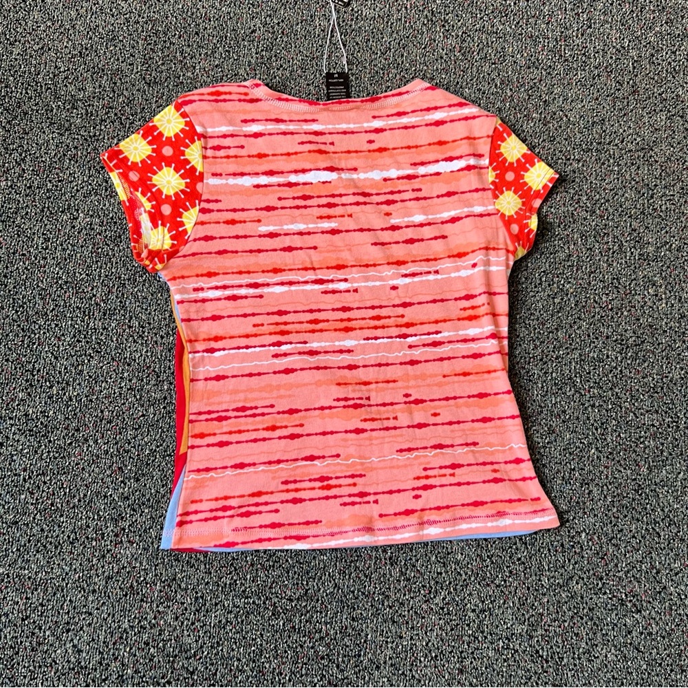 CUSTO BARCELONA Y2K Vintage Bright Funky Colorful Pop Art Short Sleeve T-Shirt M - Picture 5 of 15